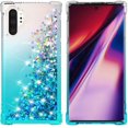 thumbnail image 5 of Pour Galaxy Note 10 Plus Cas, WORLDMOM Gradient Coloré Design Bling Fluide Flottant Scintillant Paillettes Colorées, 5 of 5