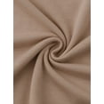 thumbnail image 5 of INSPIRE CHIC Women's Mother's Day Maternity Babydoll Top Short Sleeves Pleated Waist Pregnancy Tee Shirt Oversized Peplum Casual Loose Blouse XL Khaki, 5 of 6