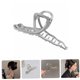 thumbnail image 5 of WHAMVOX Pinza Metálica Para Mujer Con Estilo Decorativo Plateado, 5 of 8