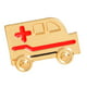 Broche Colorée Cadeau d'Anniversaire de Graduation Badge Ambulance Épingle - Jaune – image 5 sur 8