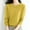 Yellow, variant on Dpytoraw Women's Wool Base Layer Shirt Tops Crewneck Long Sleeve Travel Hiking Tee T Shirt Pullover Sweater Women's Pullover Sweater