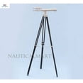 thumbnail image 5 of NauticalMart Floor Standing Griffith Astro Telescope with Leather, 50", Brushed Nickel - Nautical Telescope, 5 of 6