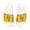 White, variant on Effete Feline Claw Marks Scratch Men Removable-Strap Sandals