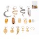 thumbnail image 1 of Anillos para el cabello,Anillos de joyería para el cabello Anillos de aleación para trenzas de cabello Anillos de joyería para el cabello Tecnología avanzada, 1 of 12