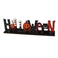 thumbnail image 1 of Decoraciones de mesa de Halloween Centros de mesa de calabaza Bandeja de madera para la cena B, 1 of 9