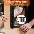 thumbnail image 6 of Stair Gauge Knob Aluminium Alloy Framing Square Stops Stair Gauge Knobs Stair Stringer Layout Tool Black, 6 of 8