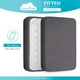 thumbnail image 4 of Sábana bajera ajustable DREAMCARE King Grey de microfibra 200 x 203 cm, 4 of 7