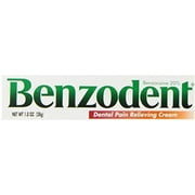 Benzodent Dental Pain Relieving Cream 0.25 oz