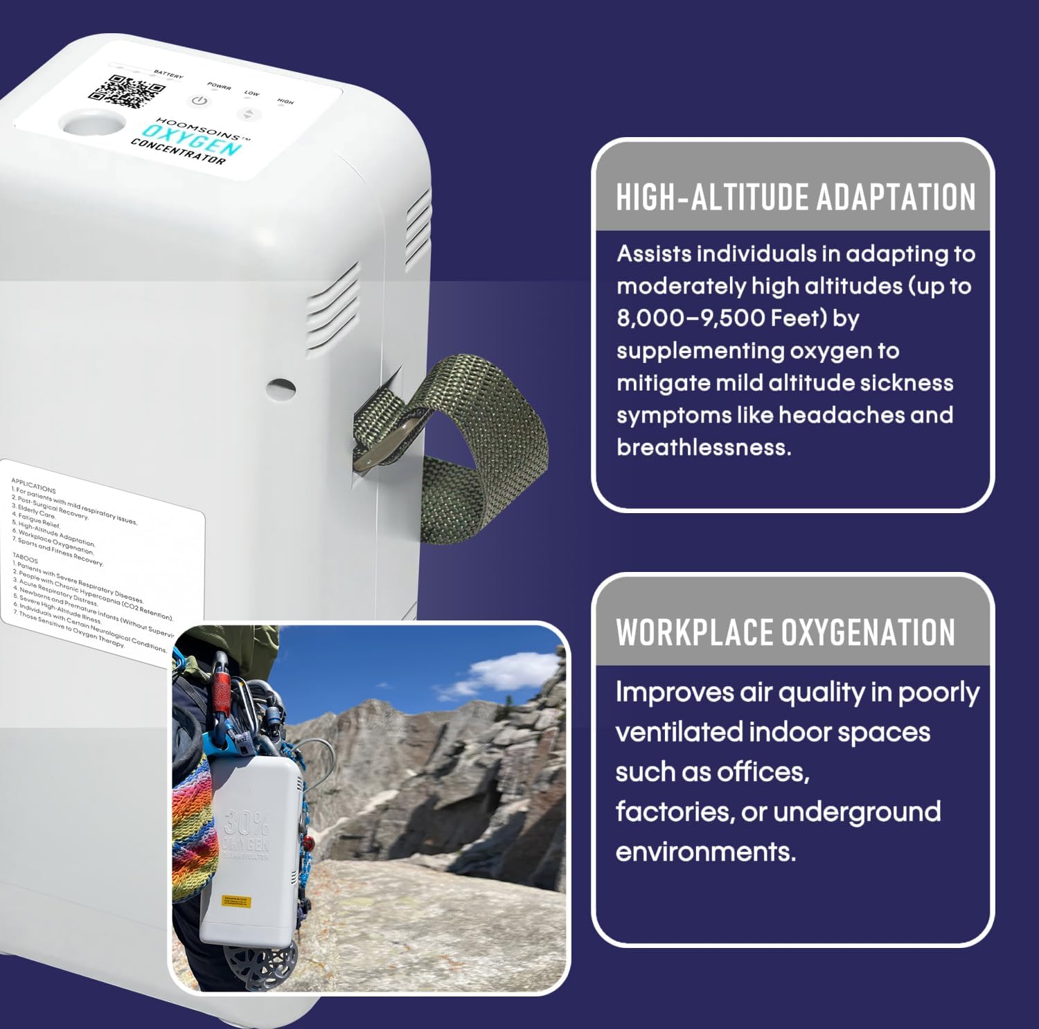 Oxygen Generator (ROG),Portable Oxygen  Tube Concentrator Machine