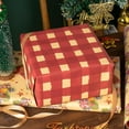 thumbnail image 5 of NeoMart-Kraft Christmas Wrapping Paper Rolls Set,Brown Vintage Retro Cute Kids Heavy Duty Premium Traditional Gift Wrap,ChristmasStocking,Santa,Snowman,Reindeer,Angel,Plaid Reversible,Total 28.5sq.ft, 5 of 12