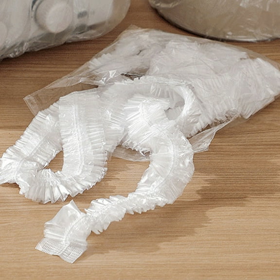 FELTECHELECTR Kitchen Dust Covers 20Pcs Transparent Plastic Dust Protection for Small Appliance 11.8X1.6X0.04In