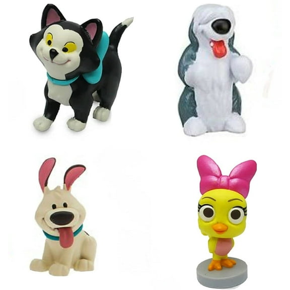 Princess Pets Max Figaro Brother Cuckoo Loca 4 PVC Cake Topper Figures