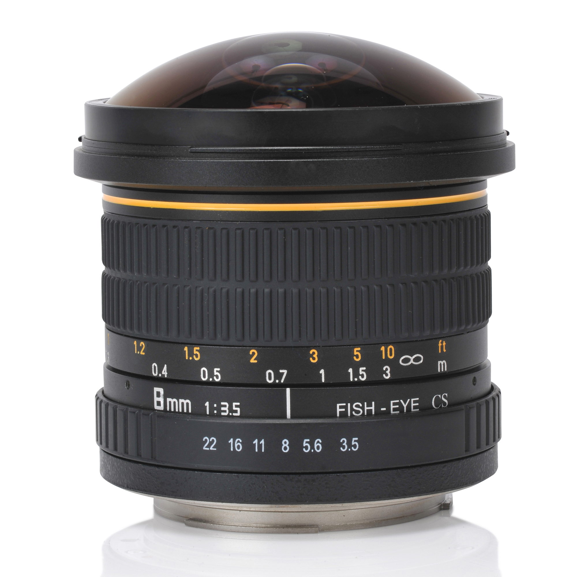 Oshiro 8mm f/3.5 LD UNC AL Wide Angle Fisheye Lens for Olympus PEN E-M1, E-M5, E-M10, E-PL7, E-P5, E-PL5, E-PM2, E-P1, E-P2, E-PL1, E-PL1s, PL2 Micro Four Thirds Mirrorless Digital Cameras - image 2 of 7