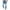 Light Blue, variant on IYTR Men's Stretch Straight Fit Washed Black Biker Jeans Distressed Slim Denim Pants with Multi Pockets Black XL