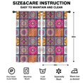 thumbnail image 2 of Blackout Kids Curtains,Boho Bohemia Flower Childrens Insulated Curtains Set Of 2,Bedroom Essentials,Toddler Room Decor 42"x84"(106x213cm), 2 of 4