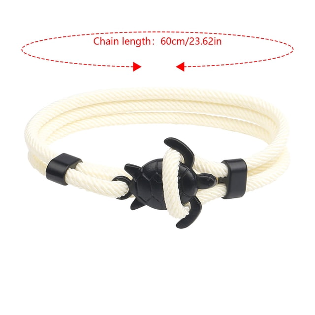 Milan Line Ocean Series Turtle Bracelet Couple Red Hand Strap