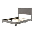thumbnail image 6 of Kris & Ally Aura Fabric Upholstered Adult Queen Size Bedframe with Padded Headboard, Dark Gray, 6 of 8