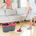 thumbnail image 4 of Deluxe Spin Mop Heads Microfiber Refill 85g White For Deluxe Spin Mop Bucket System, 4 of 4