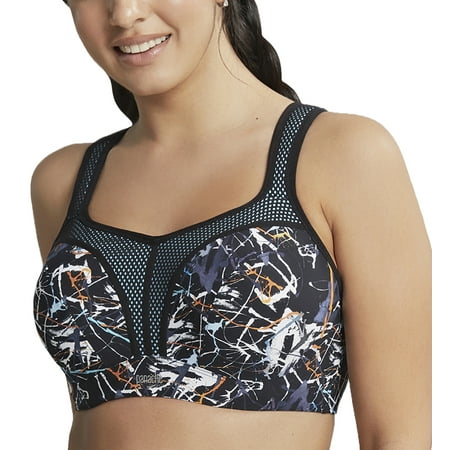 Panache Power Underwire Sports Bra (5021) 28J Ink Splat