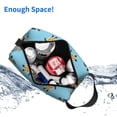 thumbnail image 6 of Goofa Turtle Printed Toiletry Bag with Handle,Large Capacity Travel Makeup Cosmetic Bag for Women, Carry on Airport Airline Compliant Bag, 6 of 9