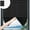 💖 Black_Hot#1731, variant on Kuroiy Portable Pleated Insulating Sunshade Curtain | Blackout Blind | Heat Reducing Sunblock | Suction Cup Installation | Retractable Travel Shade | 90x180 cm | White Panel