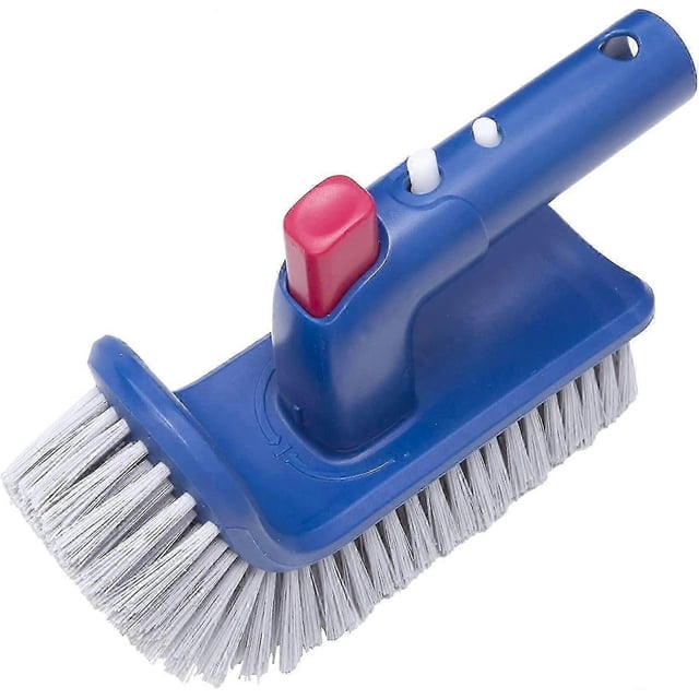 Pool Brush, Rotatable Handle Pool Brush Head, Premium Bristles Pool Corner Brush/pool Step Brush, Household Pool Scrubber For Pool, Spa, Bathroom, Flo