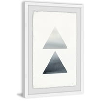 Smoky Diamond Framed Painting Print