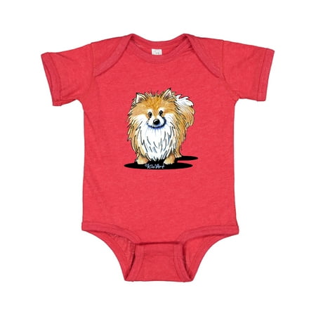

Inktastic Pomeranian Caricature Gift Baby Boy or Baby Girl Bodysuit
