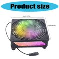 thumbnail image 3 of 120mm PC Router Fan Cooling Fan 1800rpm Speed Portable Cooling Fan with LED Light for Router Modem TV Box Electronics, 3 of 4