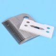 thumbnail image 2 of 2 piezas de hoja de cerámica de barba de pelo, parte inferior de metal para la cortadora de cizalla Wahl Afortunado Sencillez, 2 of 5