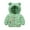 Green, variant on Generic Children'S Thickened Hooded Winter Jacket Toddler Kids Baby Boys Girls Winter Down Coats Cute Bear Ears Coats With Hoods Cartoon Lightweight Jacket Outwear Baby Girls Boys Coat