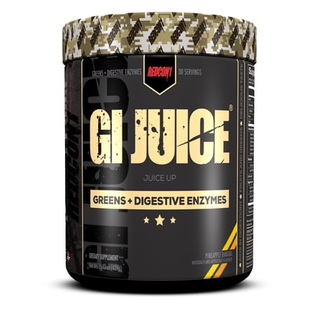 Redcon1, GI Juice, Digestive Enzymes, Pineapple Banana, Powder, 30 Servings