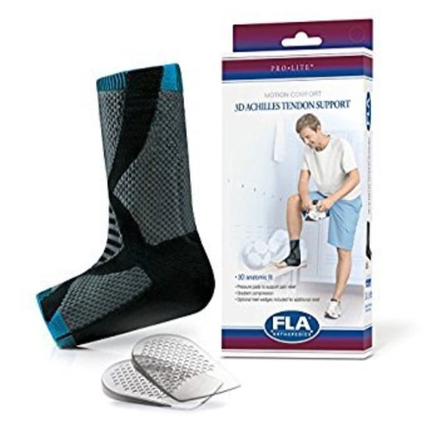 prolite 3d achilles tendon support braces, charcoal, medium Walmart