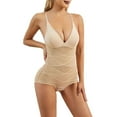 thumbnail image 2 of Vêtement de Maintient pour Femmes, Débardeurs de Compression, Camisoles à Col en V avec Soutien-Gorge Intégré, 2 of 9
