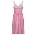 thumbnail image 3 of PENGXIANG Robe d'Été Imprimée Décontractée pour Femmes Slip Midi Robe B XXL, 3 of 5