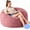 Pink, variant on Large Bean Bag Chairs for Teens, 4FT Bean Bag with Memory Foam Filling, Bean Bag Chairs with Plush Microfiber Removable Cover, Cozy Sofa for Reading, Gaming