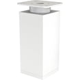 thumbnail image 2 of Pata para muebles - Pata ajustable para sofá - Pata ajustable para muebles - Juego de 4 - Angular 40 x 40 mm - Piezas de repuesto de metal - Accesorios de montaje incluidos - 120 mm blanco, 2 of 4