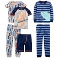 thumbnail image 1 of Conjunto de pijama Simple Joys by Carter's Boys, 6 piezas, algodón 5T, 1 of 3