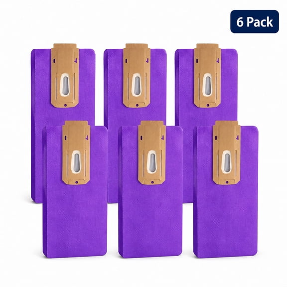AK1CC6H Type CC Vacuum Bags Compatible with Oreck Type CC HEPA Upright Vacuum Cleaner Bag, AK1CC6H, 6-Pack