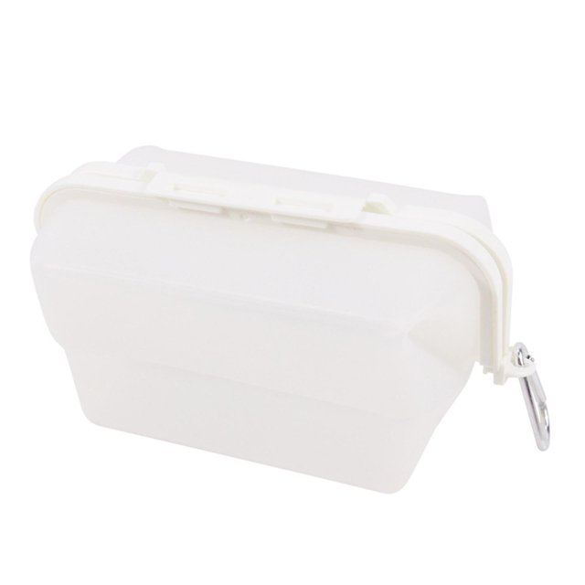 Contenedor de almacenamiento de alimentos de silicona para guardar frescos, bolsa de sellado, horno microondas, refrigerador, organizador de alimentos sin Bpa, translúcido Feliz Sencillez