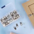 thumbnail image 2 of 100-piece D Rings Hook Picture Hanging Kit - Silver, 2 of 5