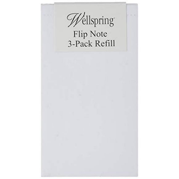 Wellspring Plaquette de Recharge Flip Note, Papier Vierge, 3 par Pack (2204)