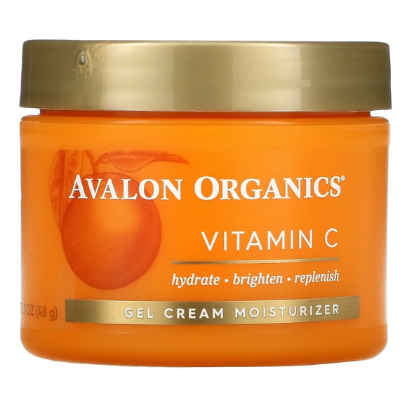 Avalon Organics, Vitamine C, Crème Hydratante Gel, 48 g (1.7 oz)