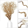 thumbnail image 2 of Gold Glitter Branches Glitter Curly Ting Branches, Duslogis Glitter Branches Vase Filler Table Centerpiece for Home Christmas Holiday House Decoration, 30 Stems, 2 of 7