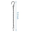 thumbnail image 5 of 10 Pack 9.5 Inch Black Hanging Chains, Garden Plant Hangers for Hanging Bird Feeders, Billboards, Chalkboards, Basket, Planters, 5 of 5