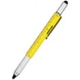 thumbnail image 4 of PillyBalla Metal Multi tool Pen 6-in-1 Stylus Pen - With Screwdriver, Phillips Screwdriver, Flathead Bit Slotted Screwdriver, Ballpoint Pen Black ink, Stylus pen, Bubble Level and Ruler, 4 of 9
