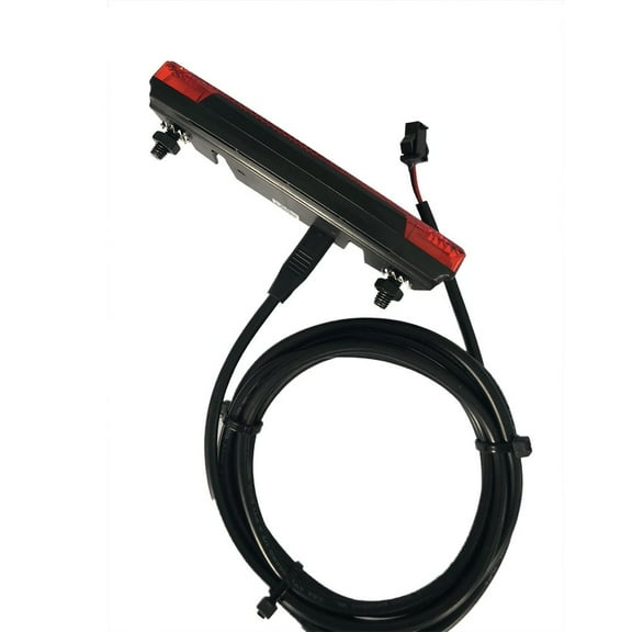 Tekuisi ABS Electric Bicycle Taillight 7 LED Rear Light for 24-48V E-Bikes SM/Waterproof Connector E-Bike Rear Lamp Bike Accessories