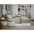 thumbnail image 6 of Roslyn Queen Platform Bed with Panel Footboard & 2 Storage Drawers in White, 6 of 10