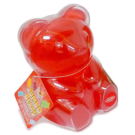 Albert s Cherry Jumbo Gummy Bear 12.34 oz.