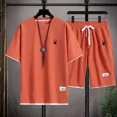 thumbnail image 5 of Conjuntos de verano para hombre, chándal de moda coreana, camisetas de manga corta y pantalones cortos deportivos, ropa informal para hombre, conjuntos de joggers para hombre, 5 of 5